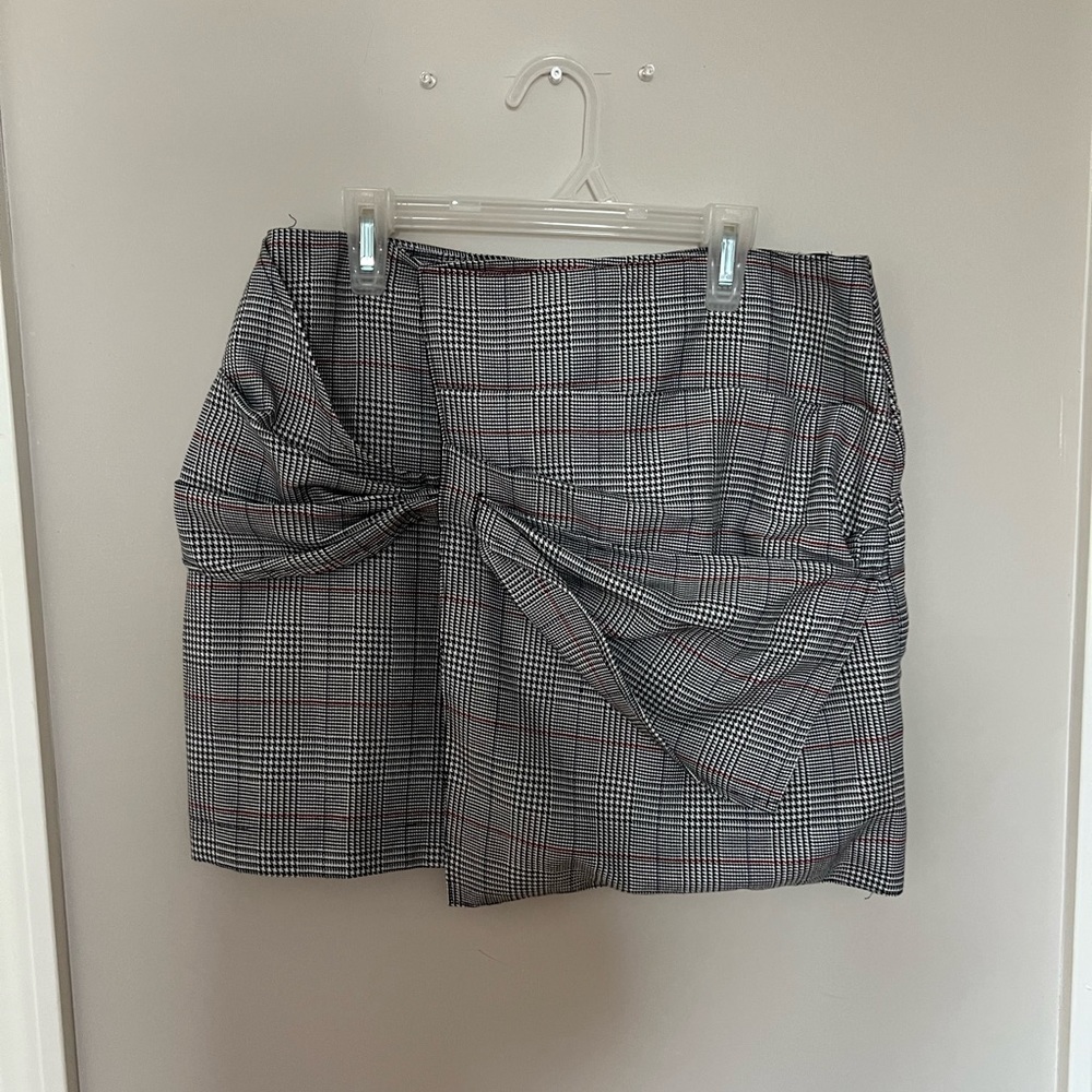 Plaid Pencil Skirt